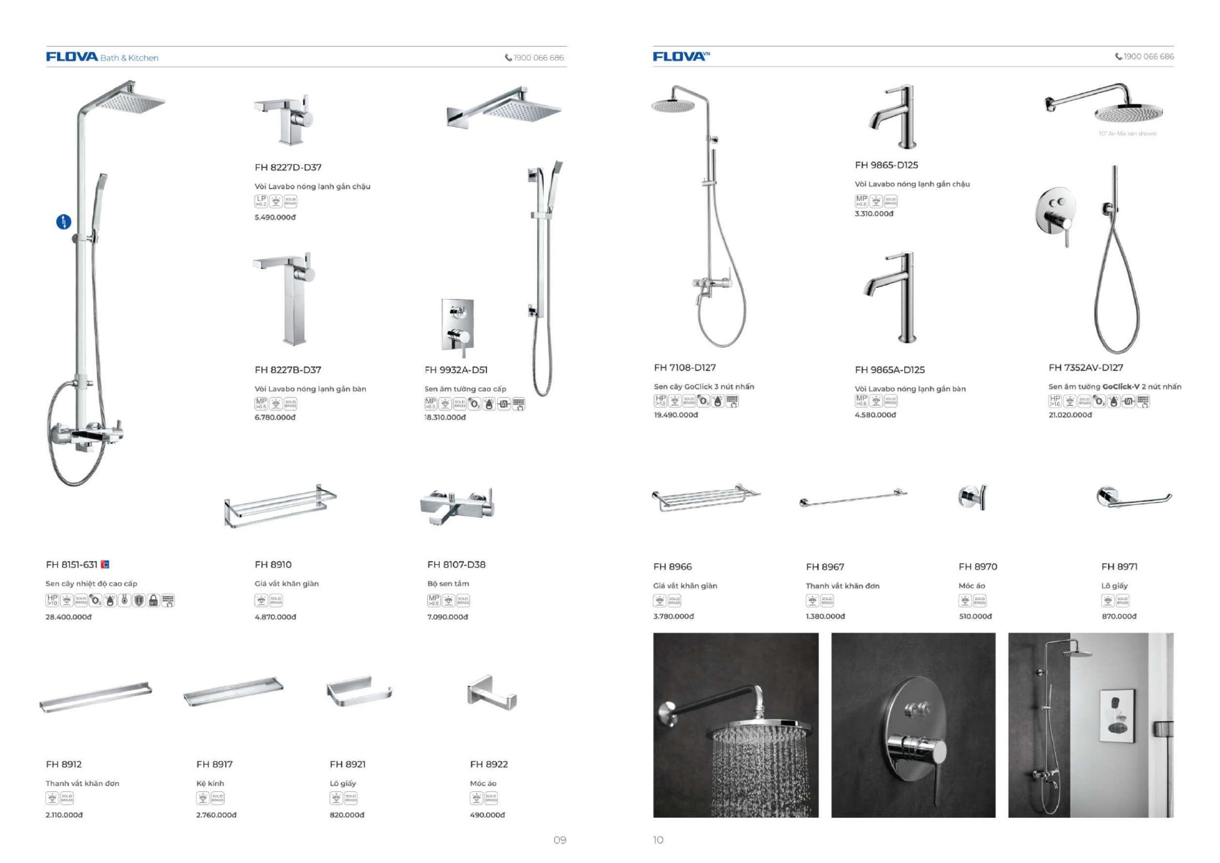 Thiết bị vệ sinh FLOVA Catalogue và Bảng giá mới nhất /Page 